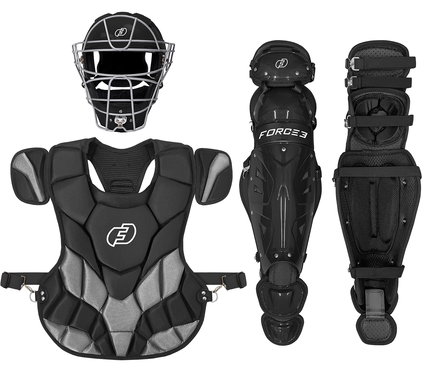 FORCE3 Defender Helmet Catchers Set | Youth (ages 9-12) | Meets NOCSAE