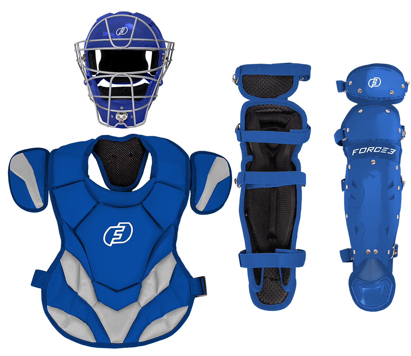 FORCE3 JUNIOR DEFENDER CATCHERS SET - AGES 6-9 | MEETS NOCSAE