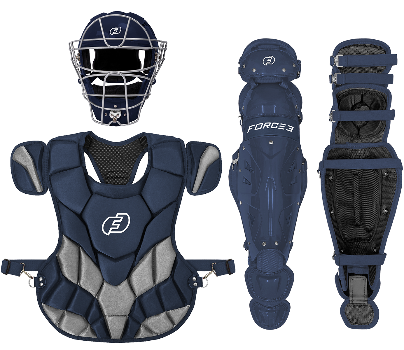 FORCE3 Defender Helmet Catchers Set | Youth (ages 9-12) | Meets NOCSAE