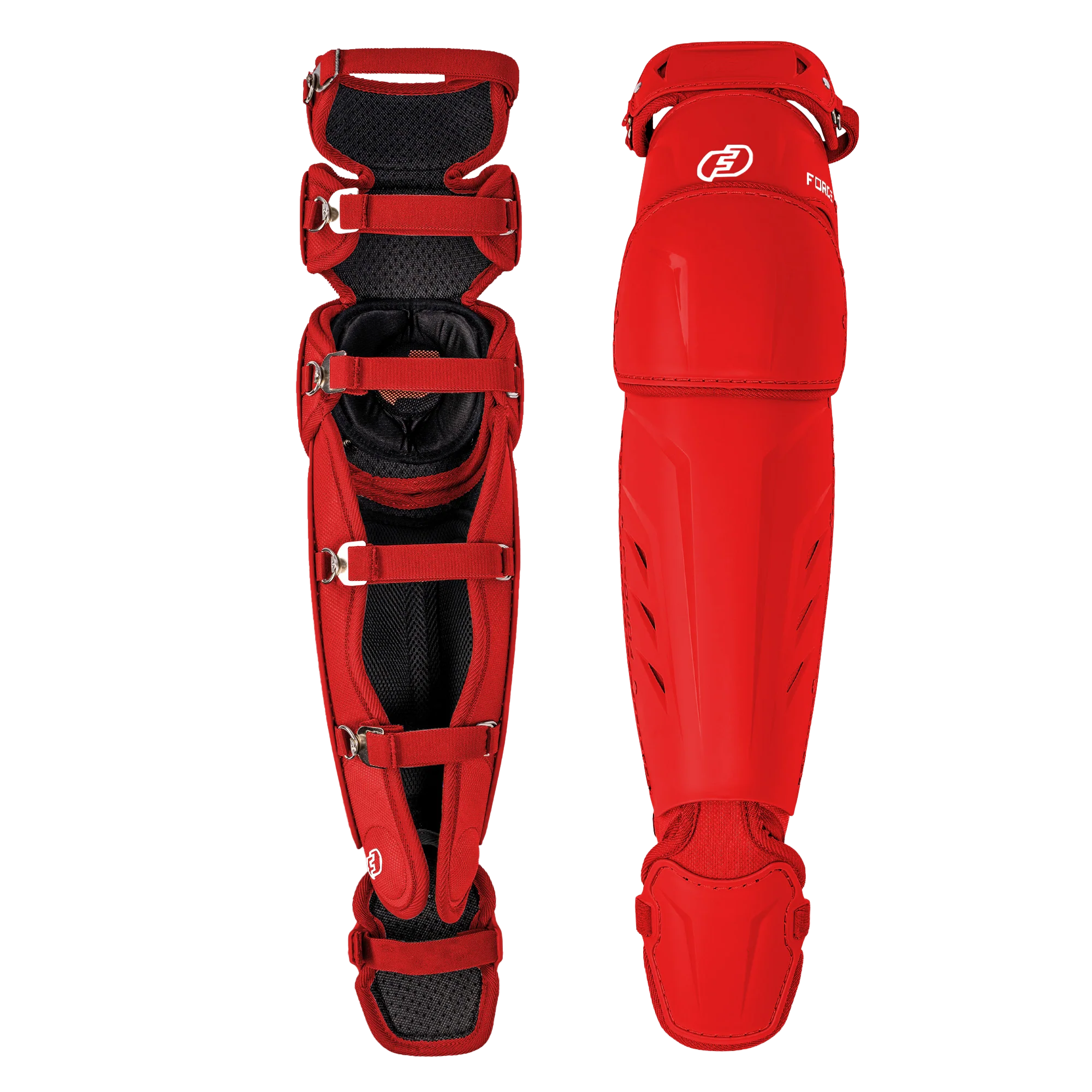 FORCE3 XS3® ELITE Leg Guards | Specifically Designed for use with the PitchCom® System - Adult
