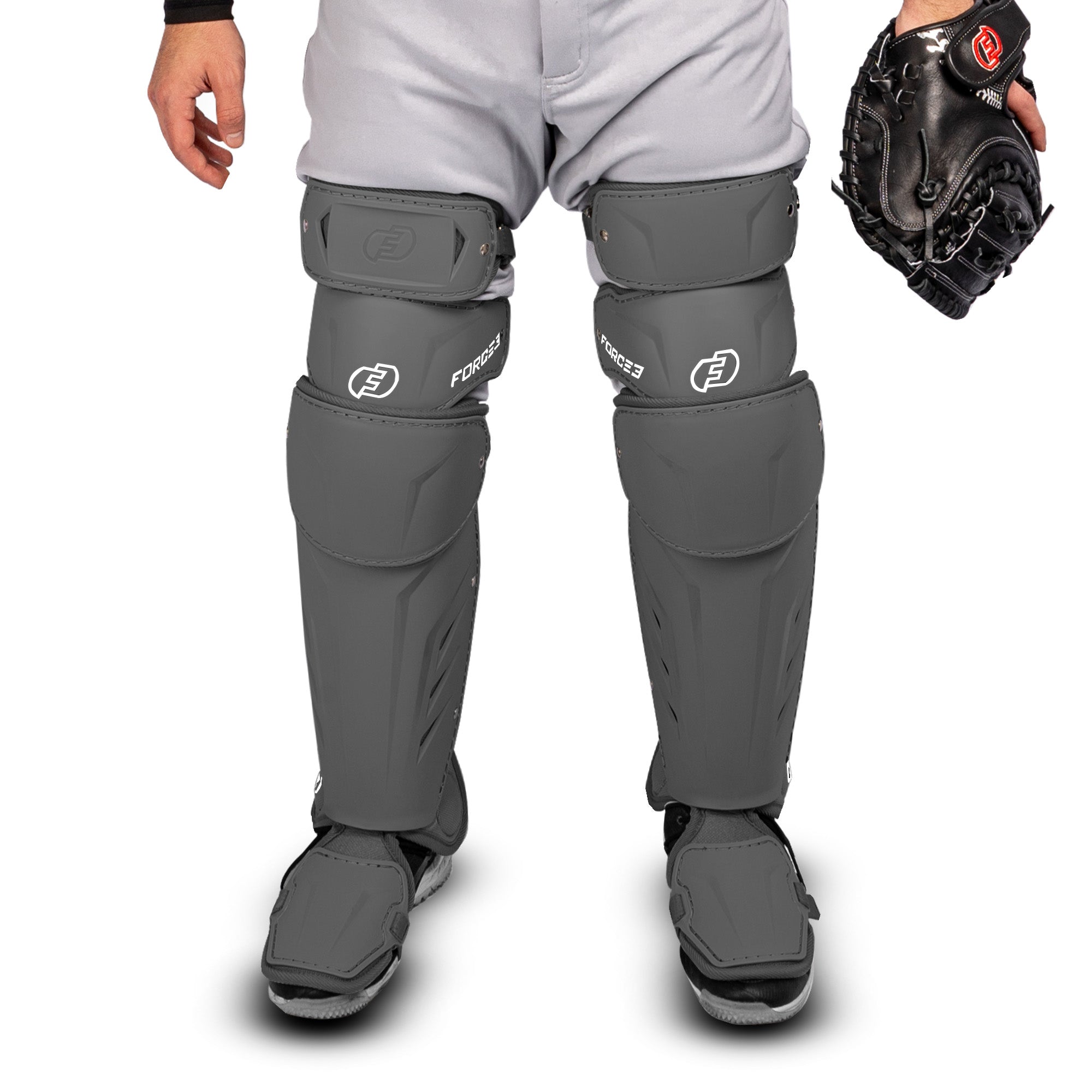 FORCE3 XS3® ELITE Leg Guards | Specifically Designed for use with the PitchCom® System - Intermediate