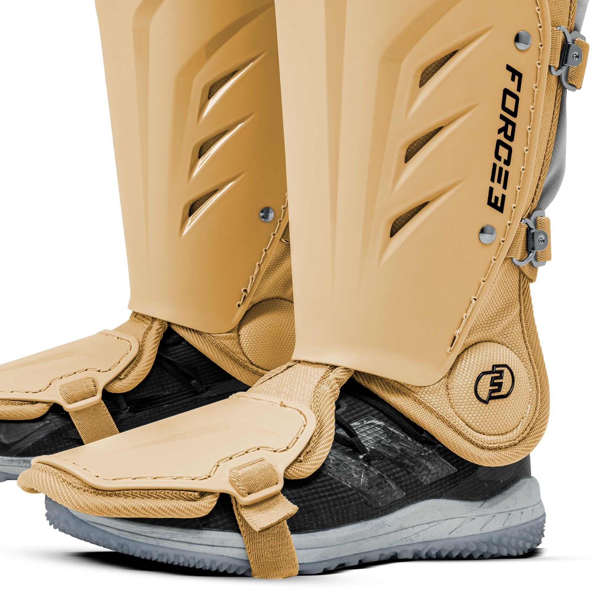 FORCE3 XS3® ELITE Leg Guards | Specifically Designed for use with the PitchCom® System - Adult