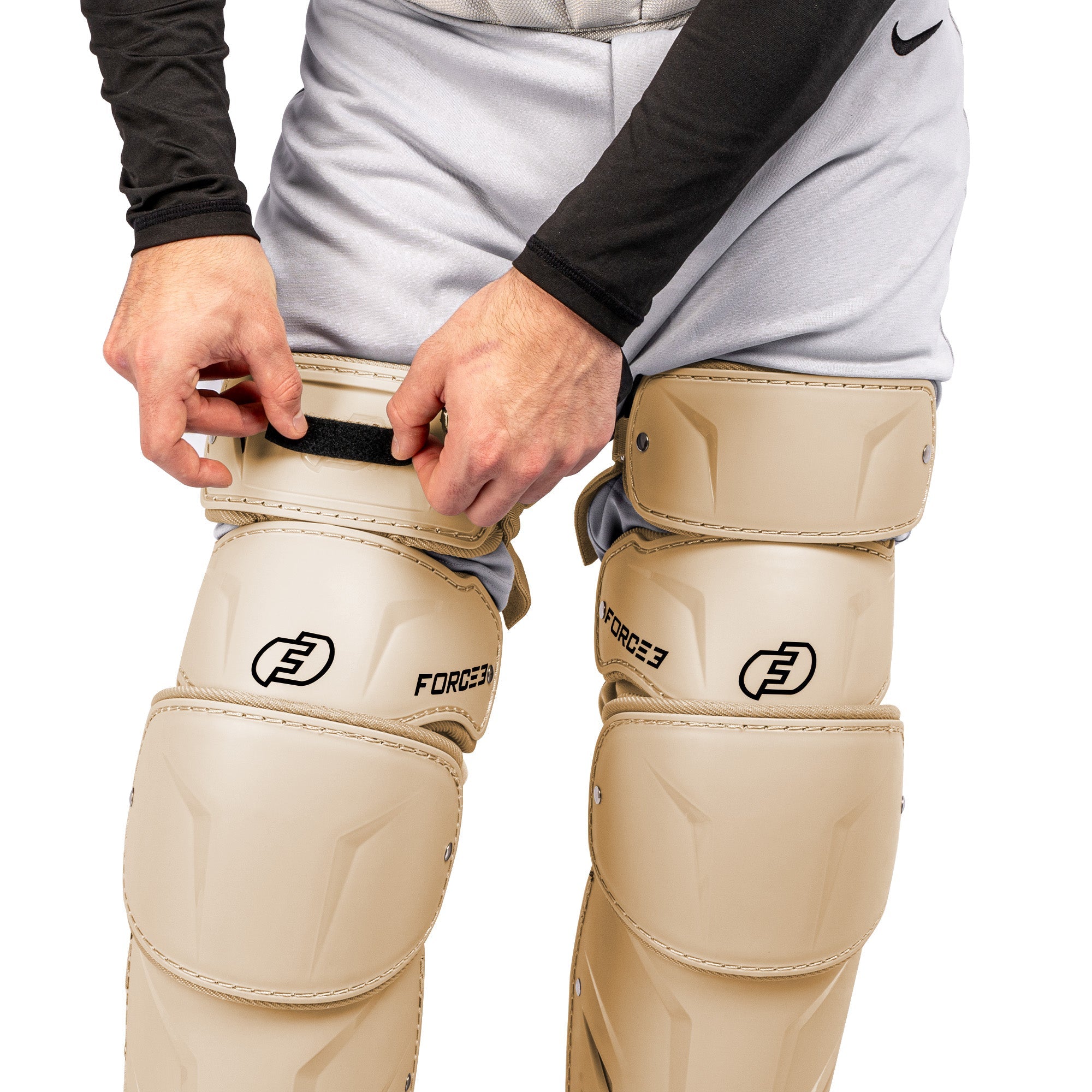 FORCE3 XS3® ELITE Leg Guards | Specifically Designed for use with the PitchCom® System - Adult