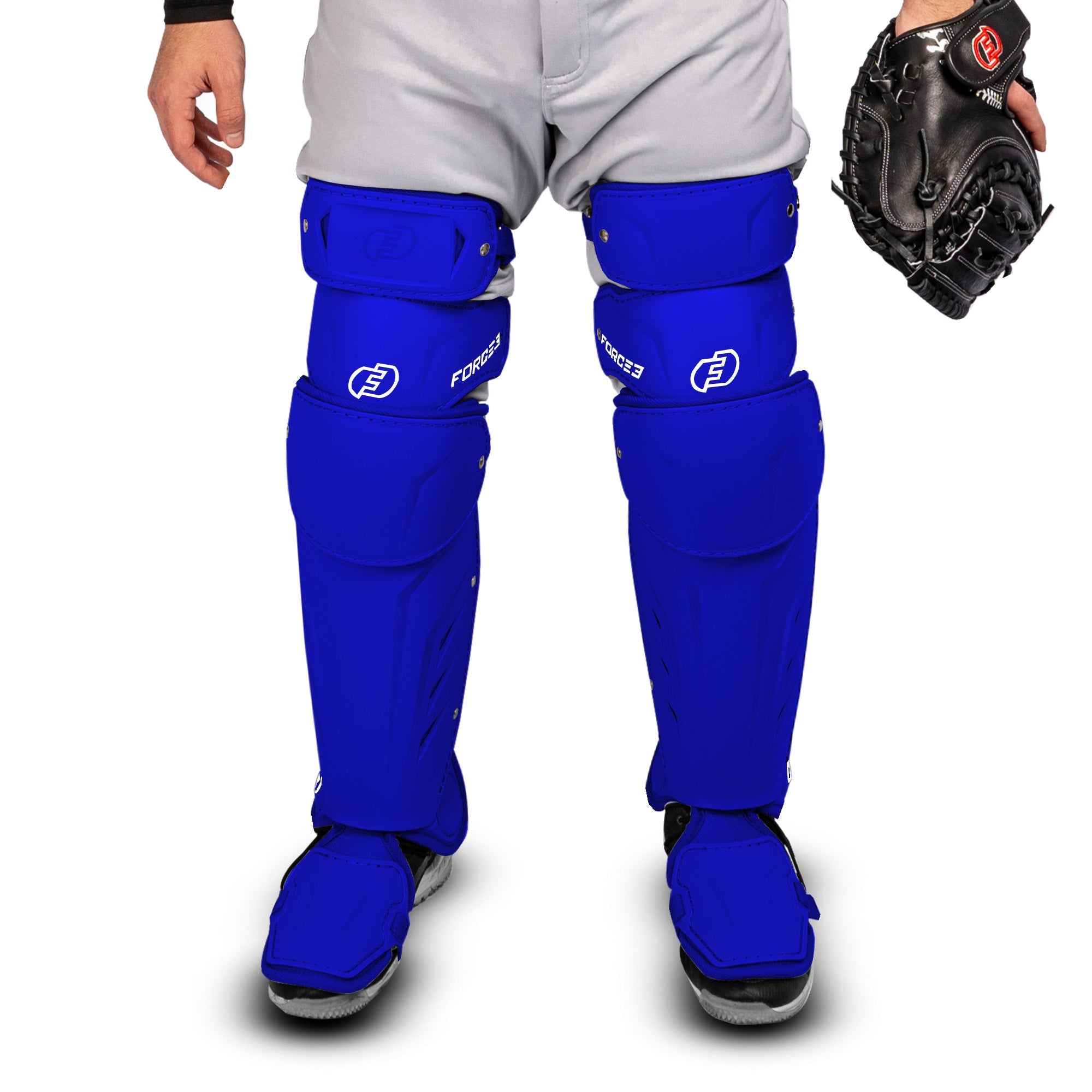 FORCE3 XS3® ELITE Leg Guards | Specifically Designed for use with the PitchCom® System - Adult