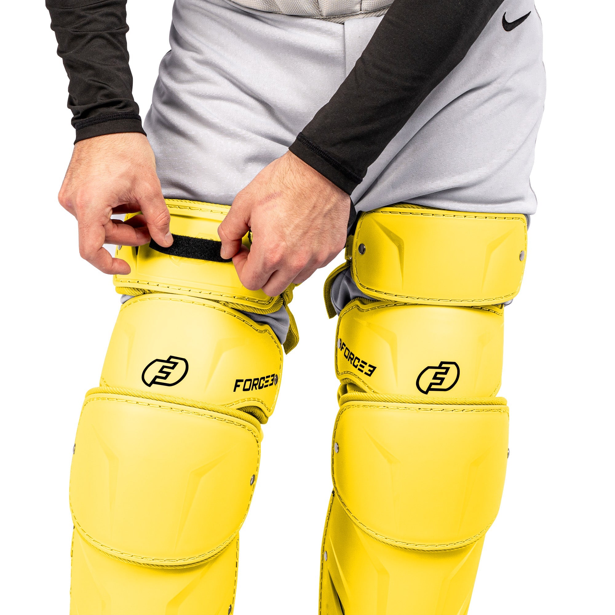 FORCE3 XS3® ELITE Leg Guards | Specifically Designed for use with the PitchCom® System - Intermediate