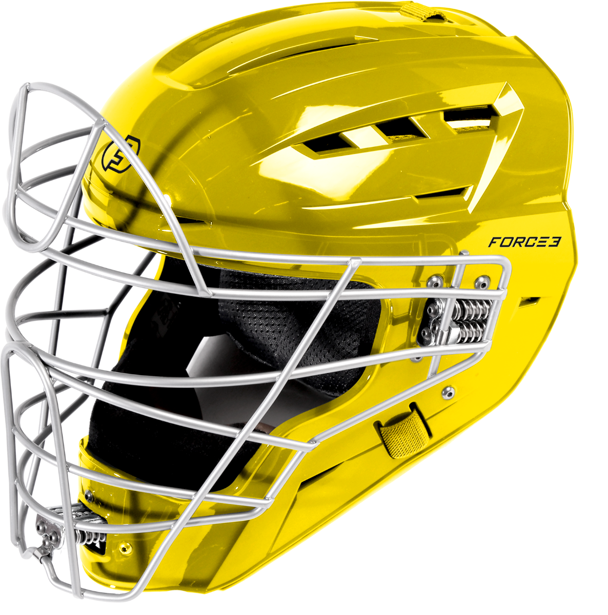 FORCE3 XS3® PRO Catchers Helmet | Gloss | Meets NOCSAE