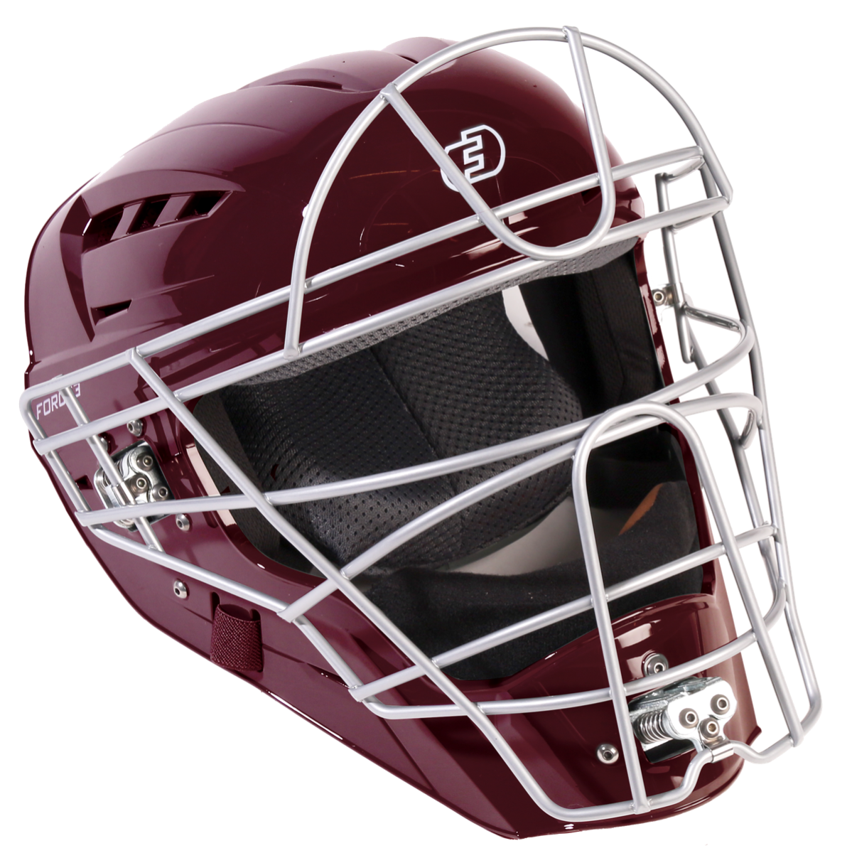 FORCE3 XS3® PRO Catchers Helmet | Gloss | Meets NOCSAE