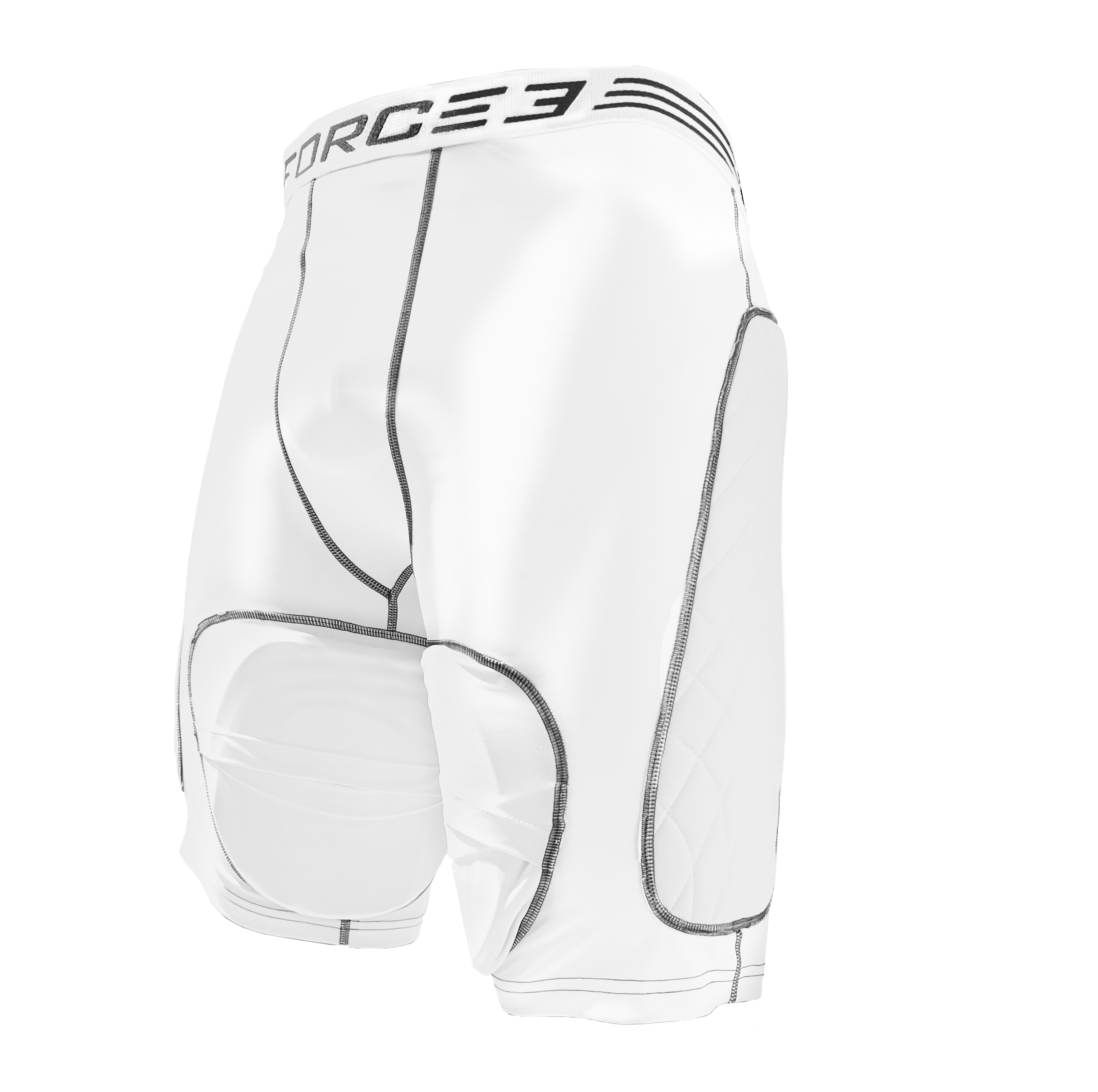 FORCE3 Men's Compression Baseball Sliding Shorts with Hero Tech Impact Protection