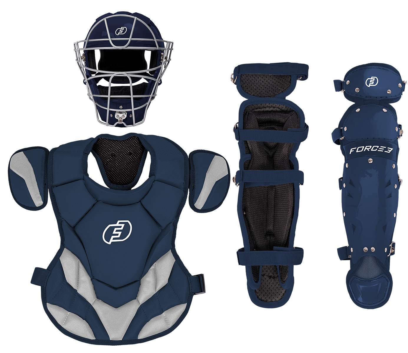FORCE3 JUNIOR DEFENDER CATCHERS SET - AGES 6-9 | MEETS NOCSAE