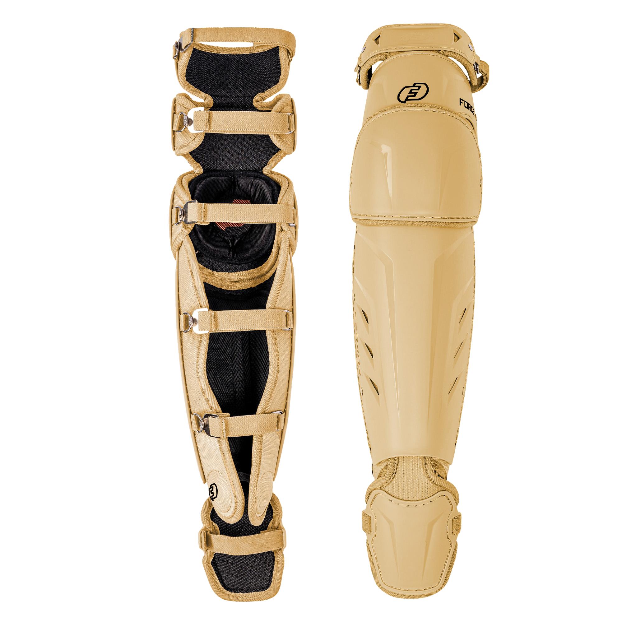 FORCE3 XS3® ELITE Leg Guards | Specifically Designed for use with the PitchCom® System - Adult