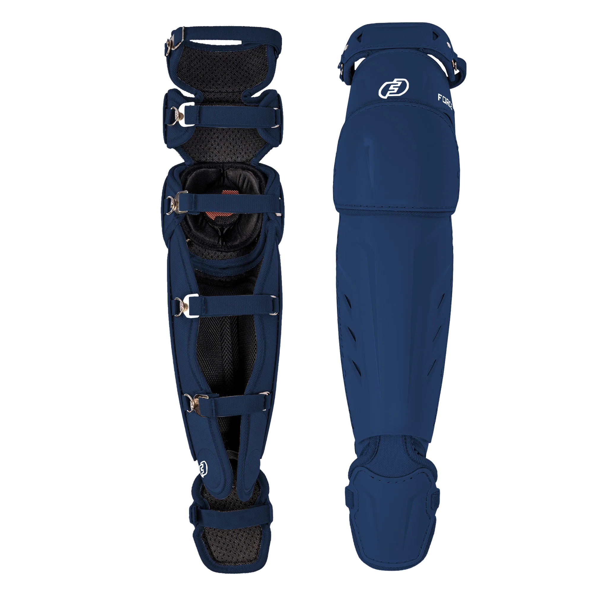 FORCE3 XS3® ELITE Leg Guards | Specifically Designed for use with the PitchCom® System - Adult