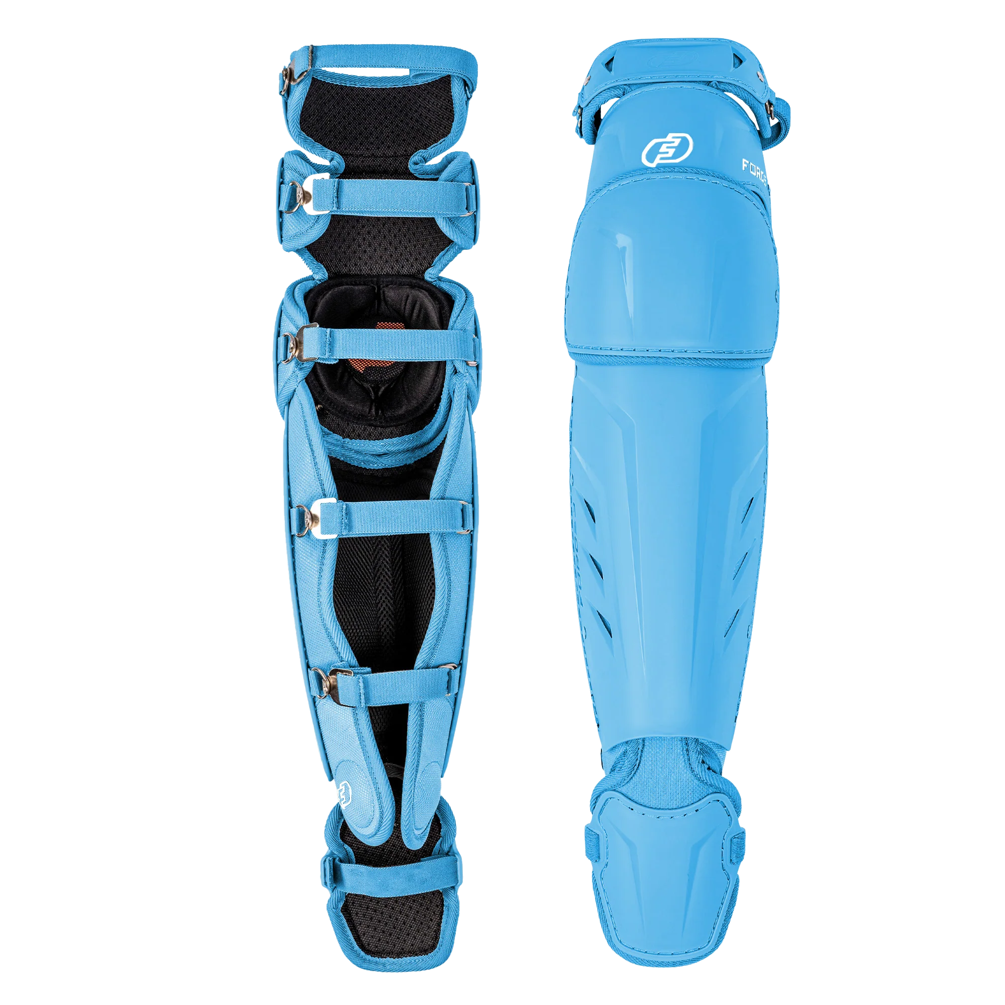 FORCE3 XS3® ELITE Leg Guards | Specifically Designed for use with the PitchCom® System - Adult