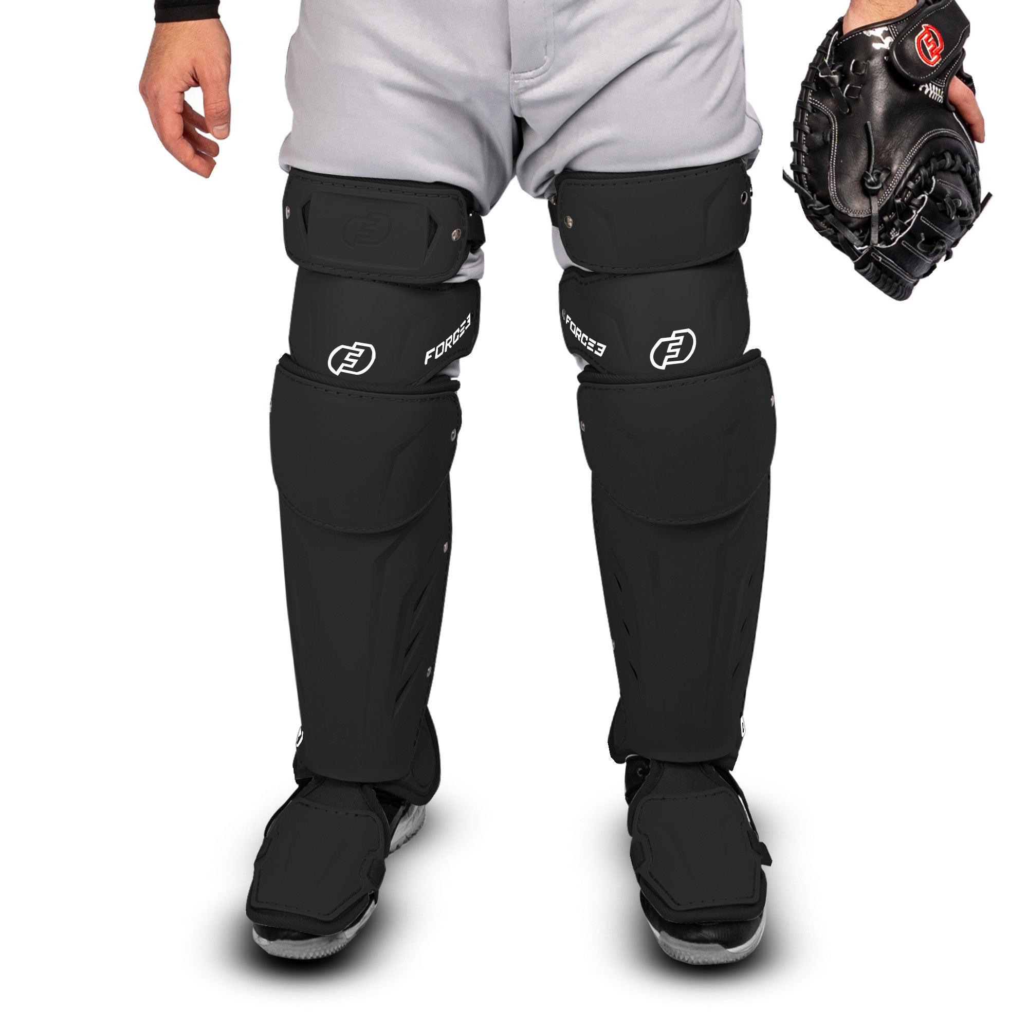 FORCE3 XS3® ELITE Leg Guards | Specifically Designed for use with the PitchCom® System - Intermediate