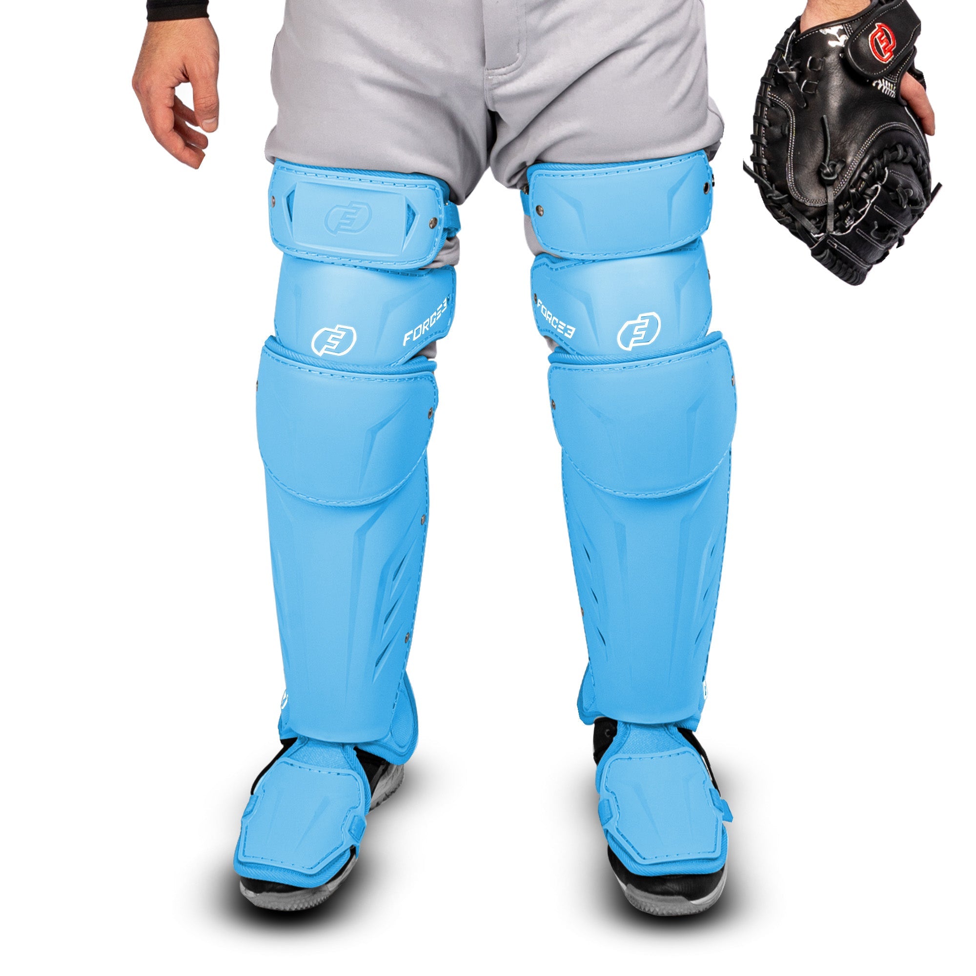 FORCE3 XS3® ELITE Leg Guards | Specifically Designed for use with the PitchCom® System - Intermediate