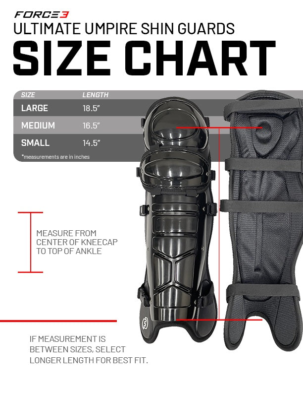 Ultimate Umpire Shin Guards with Dupont™ Kevlar®