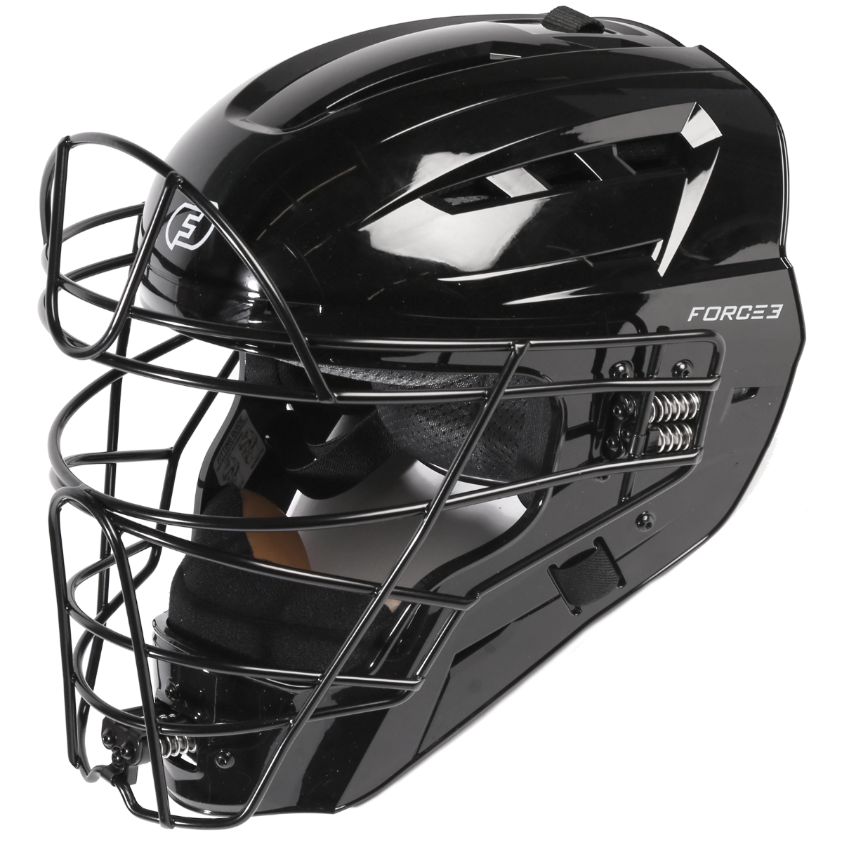 FORCE3 XS3® PRO Catchers Helmet | Gloss | Meets NOCSAE